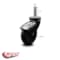Service Caster 3 Inch Black Hooded Neoprene Rubber 3/8 Inch Grip Ring Stem Caster SCC SCC-GR03S310-NPRB-BK-716138 - alternate 2